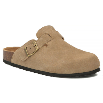 Leather flip-flops Filippo DK7918/26 TP taupe