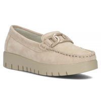 Leather loafers Filippo DP3334/25 BE beige