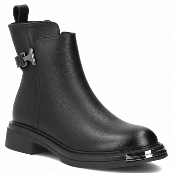 Leather ankle boots Filippo DBT8044/26 BK black