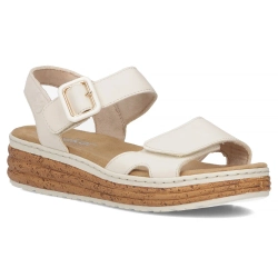 Sandals Rieker 62760-60 beige