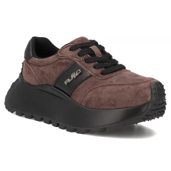 Leather sneakers Filippo DP6785/26 D BR dark brown