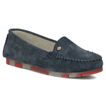 Leather loafers Filippo DP2037/26 NV RD navy blue