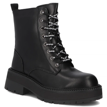 Leather ankle boots Filippo DBT7255/25 BK