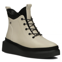 Leather ankle boots DBT4799/24 BE beige