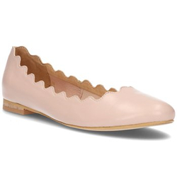 Leather ballerinas Alexio Giorgio 1F beige