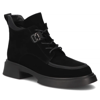 Leather ankle boots Filippo DBT7381/25 BK black