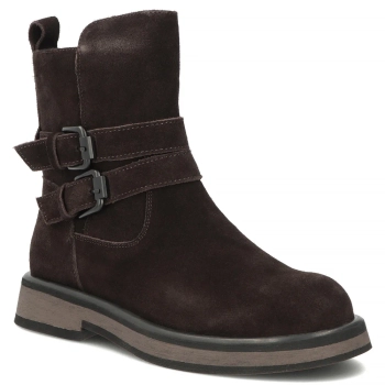 Leather ankle boots Filippo DBT7951/26 D BR brown