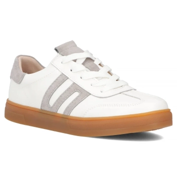 Leather sneakers Filippo DP6742/25 WH white