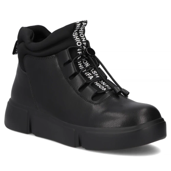 Leather ankle boots Filippo DBT6532/25 BK black
