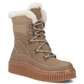 Leather ankle boots Filippo DBT7937/26 BE beige