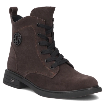 Leather ankle boots Filippo DBT7997/26 D BR brown