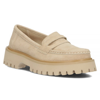 Leather shoes Filippo DP4586/23 BE beige