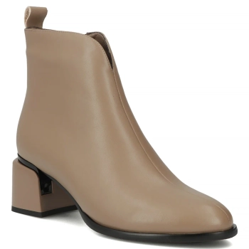 Leather ankle boots Filippo DBT7459/25 BE beige