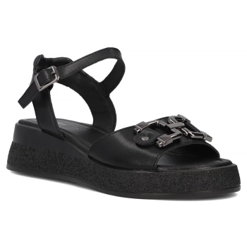 Leather sandals Filippo DS6755/25 BK black