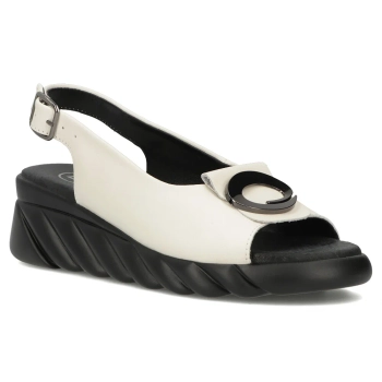 Leather sandals Filippo DS7011/25 BE beige