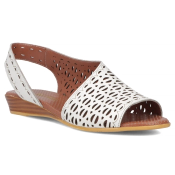 Leather sandals Artiker 56C2549 white