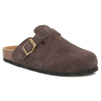 Leather flip-flops Filippo DK7918/26 D BR brown