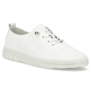 Leather shoes Filippo DP7810/26 WH white