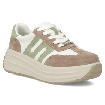 Leather sneakers Filippo DP7516/26 WH BE white