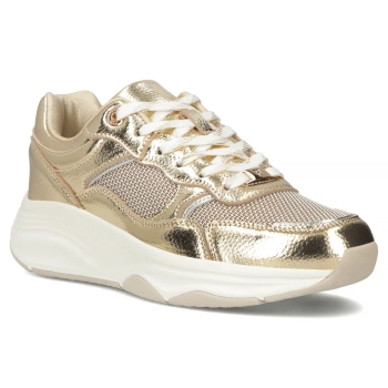 Leather sneakers Filippo DP6723/25 GO gold