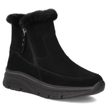 Leather ankle boots Filippo DBT7291/25 BK black