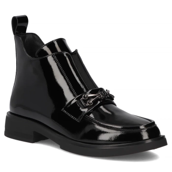 Leather ankle boots Filippo DBT7318/25 BK black