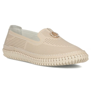 Leather shoes Filippo DP6838/25 BE beige