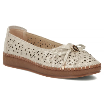 Leather shoes Filippo DP7664/26 GO gold