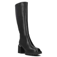 Leather boots Filippo DKZ6410/25 BK black