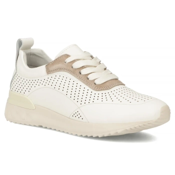 Leather sneakers Filippo DP7622/26 BE beige