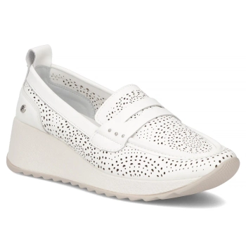 Leather shoes Filippo DP7544/26 WH white