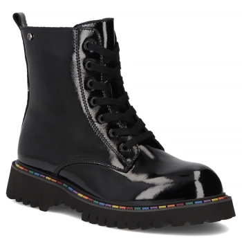 Leather ankle boots Filippo DBT7428/25 BK L black