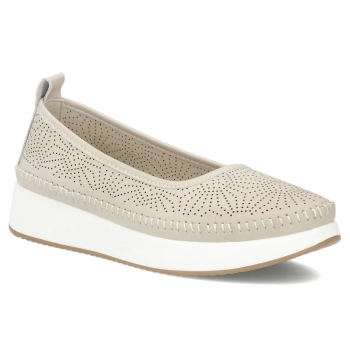 Leather sneakers Filippo DP7530/26 BE beige