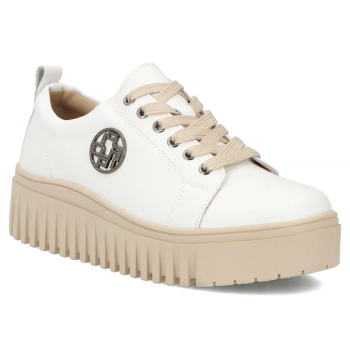 Leather sneakers Filippo DP8271/26 WH BE white