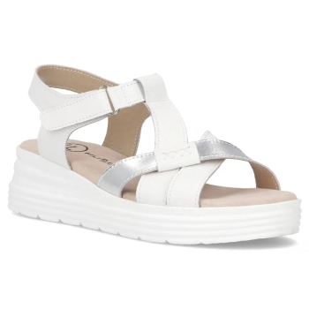 Leather sandals Filippo DS6709/25 WH white