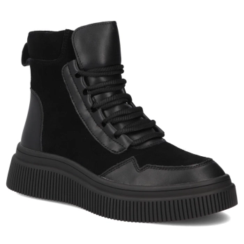 Leather ankle boots Filippo DBT7270/25 BK black