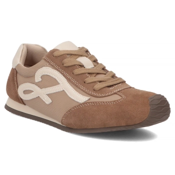 Leather sneakers Filippo DP7967/26 BE beige