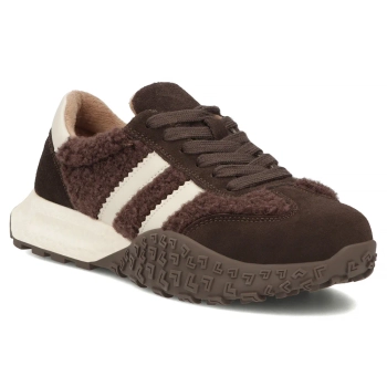 Leather sneakers Filippo DP8285/26 D BR brown