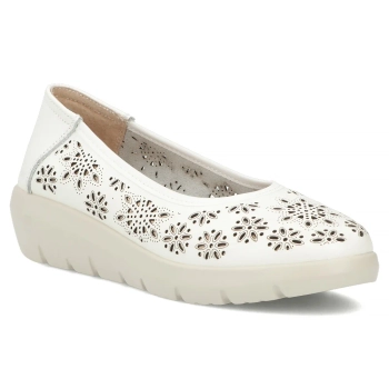 Leather shoes Filippo DP7695/26 WH white