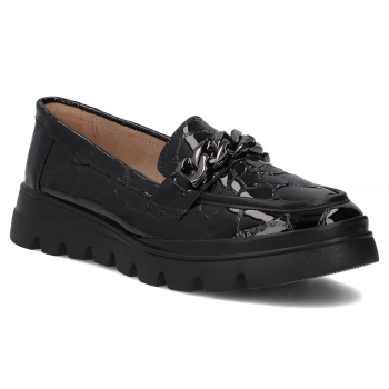 Leather shoes Filippo DP8004/26 BK black