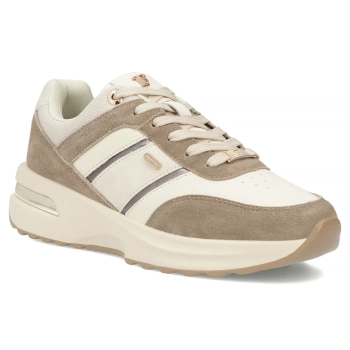 Leather sneakers Filippo DP7772/26 BE BR beige
