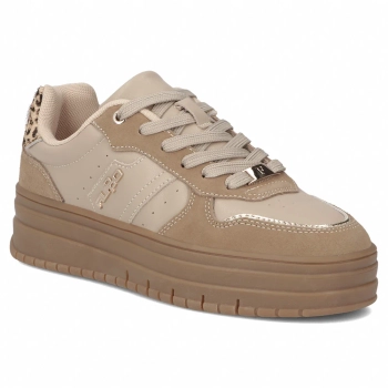 Leather sneakers Filippo DP7102/25 BE beige