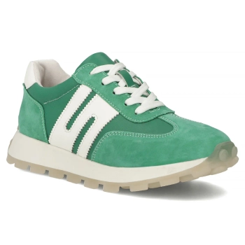 Leather sneakers Filippo DP7690/26 GE green
