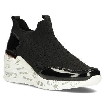 Leather shoes Filippo DP3551/22 BK black