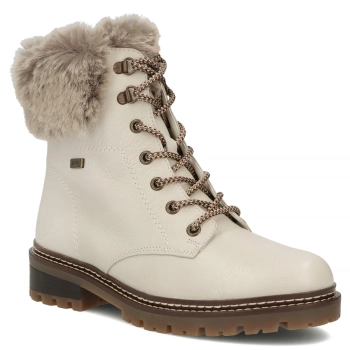 Leather boots Remonte D0B74-80 beige