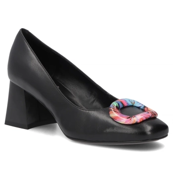 Leather shoes Filippo DP7831/26 BK BK black