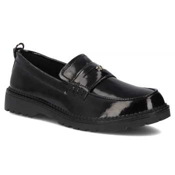 Leather shoes Filippo DP7409/25 BK L black