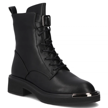 Leather ankle boots Filippo DBT7231/25 BK black