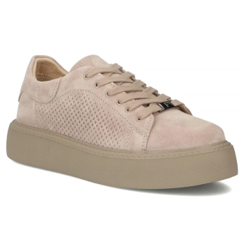 Leather sneakers Filippo DP7502/26 TP Beige