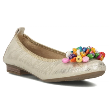 Leather ballerinas Filippo DP6159/26 GO gold